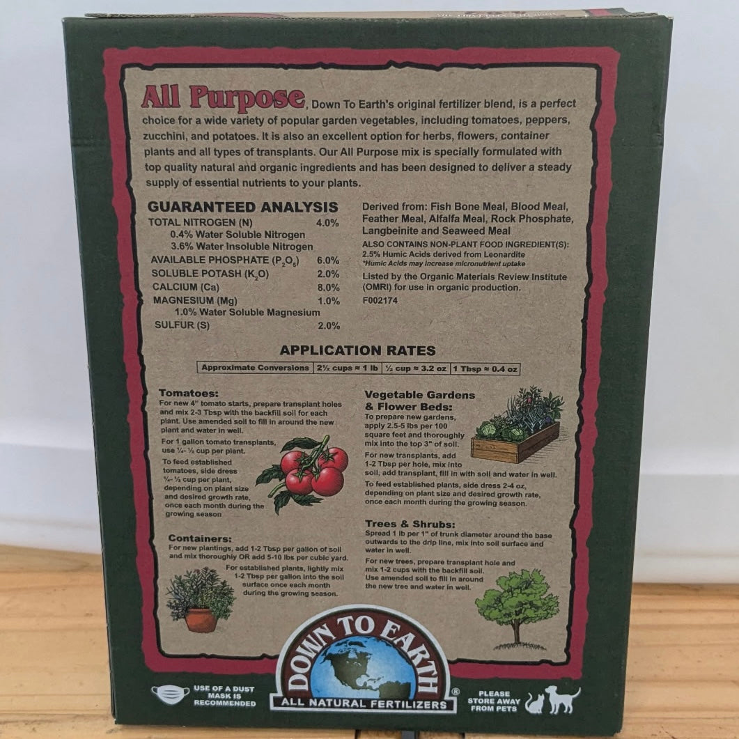 All Purpose Fertilizer 4-6-2