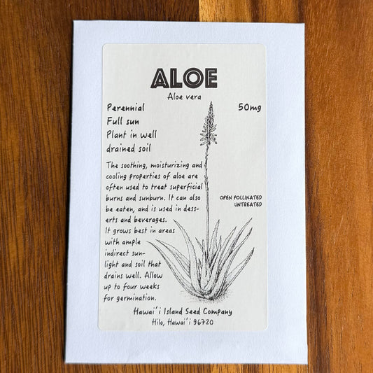 Aloe, seeds