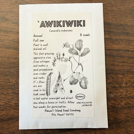 Awikiwiki, seeds