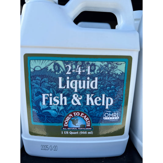 Liquid Fish & Kelp, 2-4-8