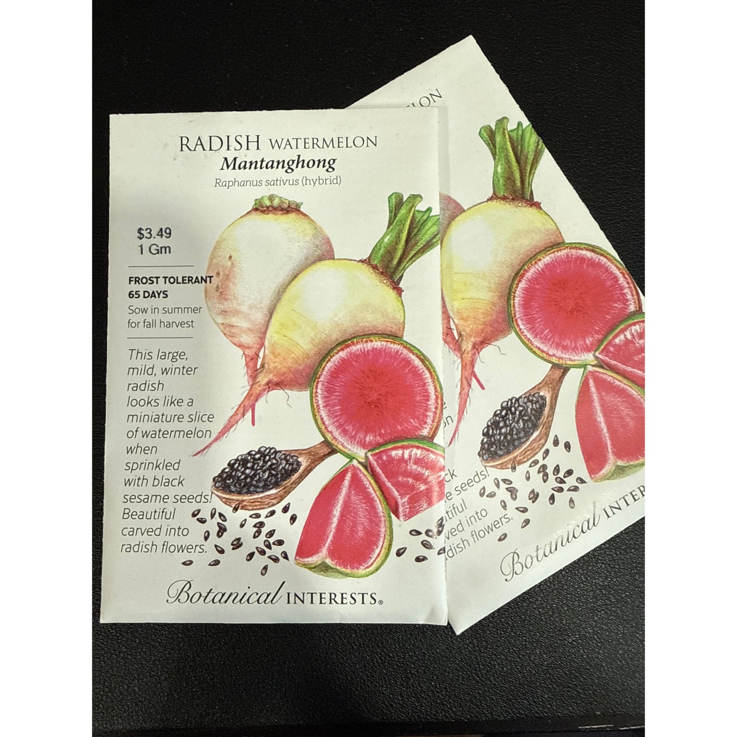 Radish Watermelon seeds, "Mantanghong"