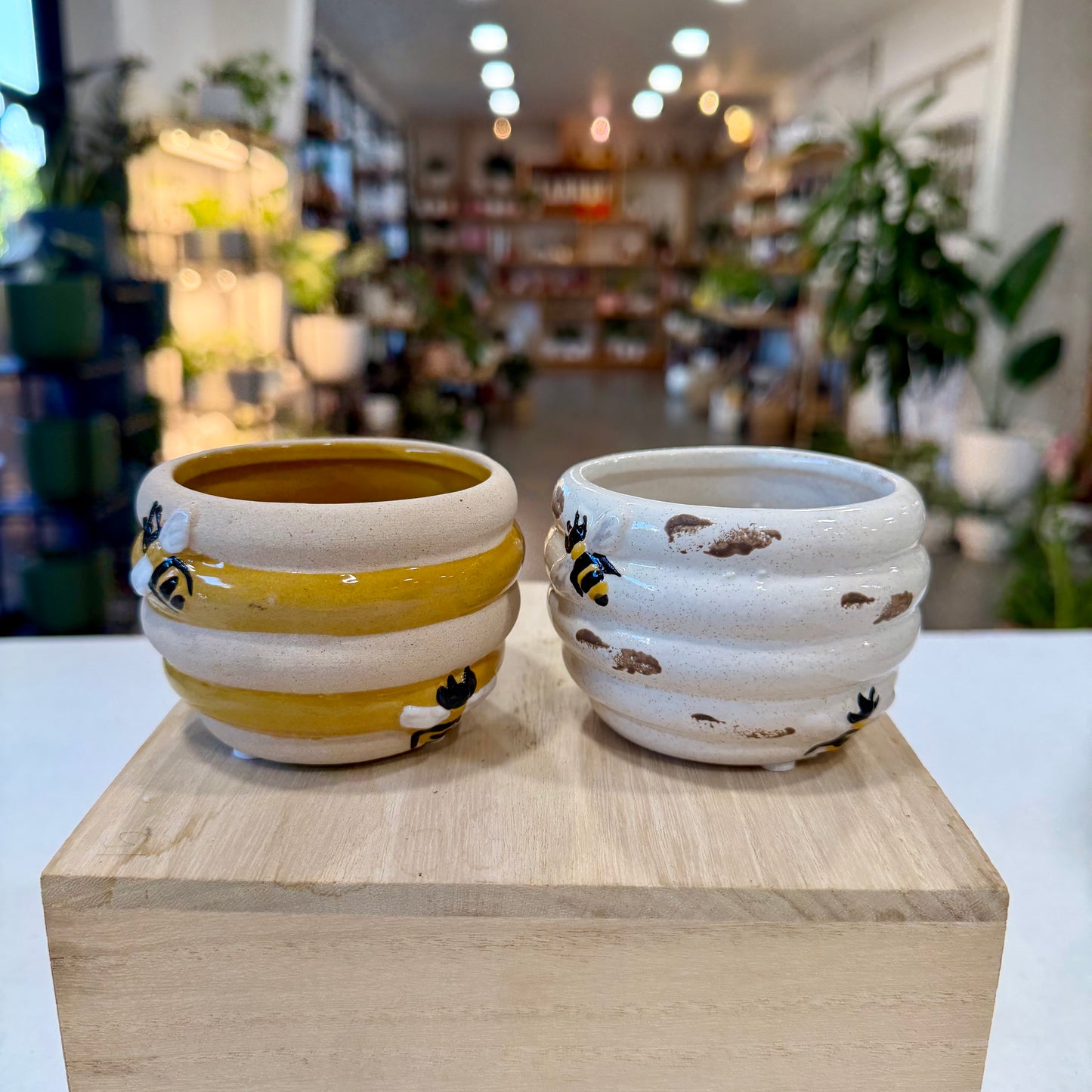 Bee Hive Planters