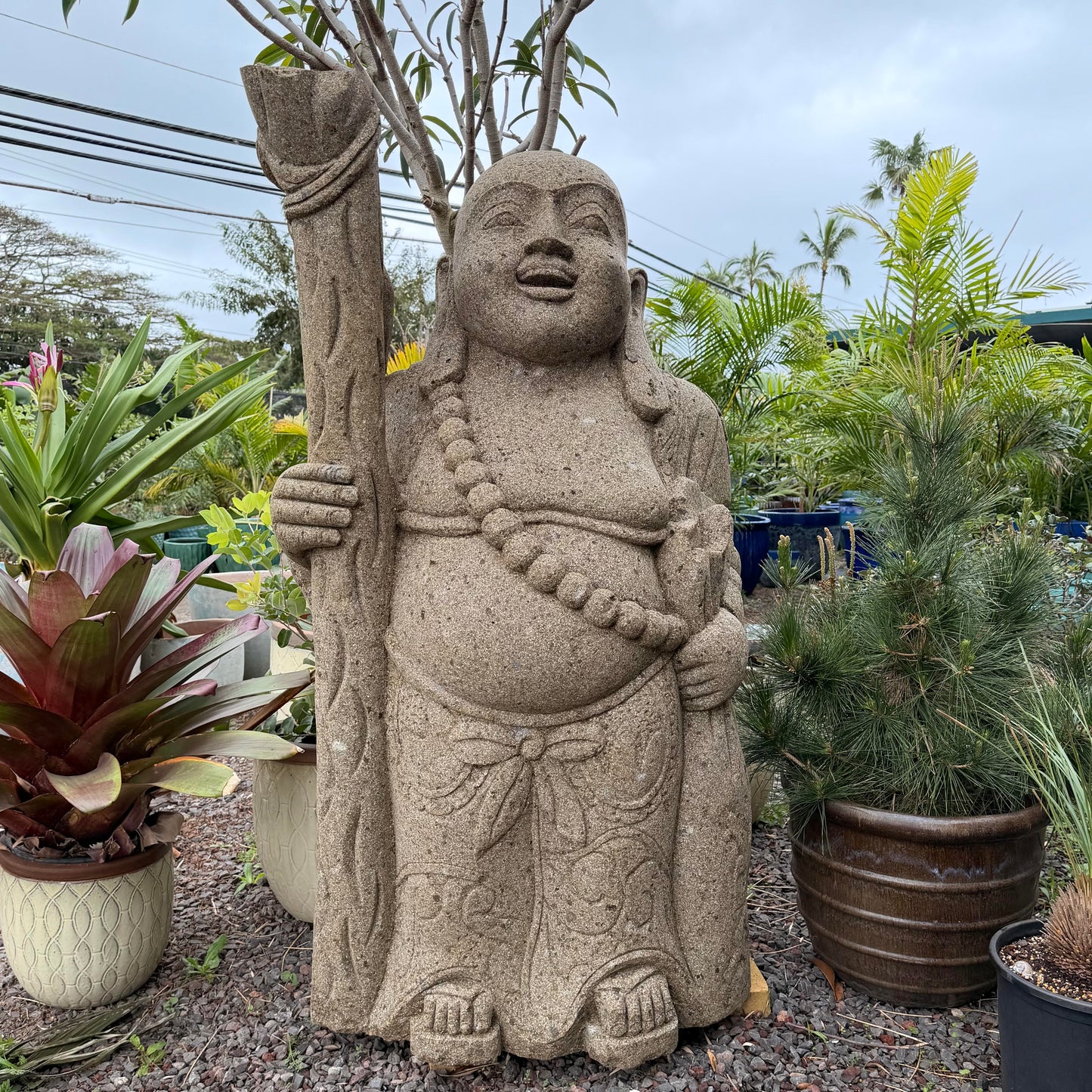 5' Cement Buddha