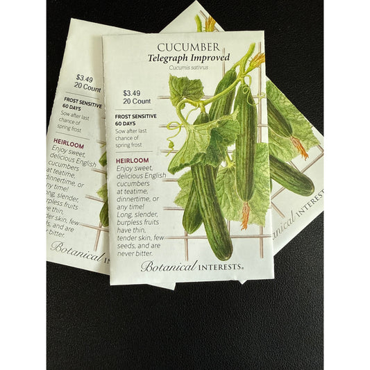 Cucumber seeds, "Telegraph Improved"