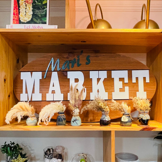 Bud Vase with Dried Florals