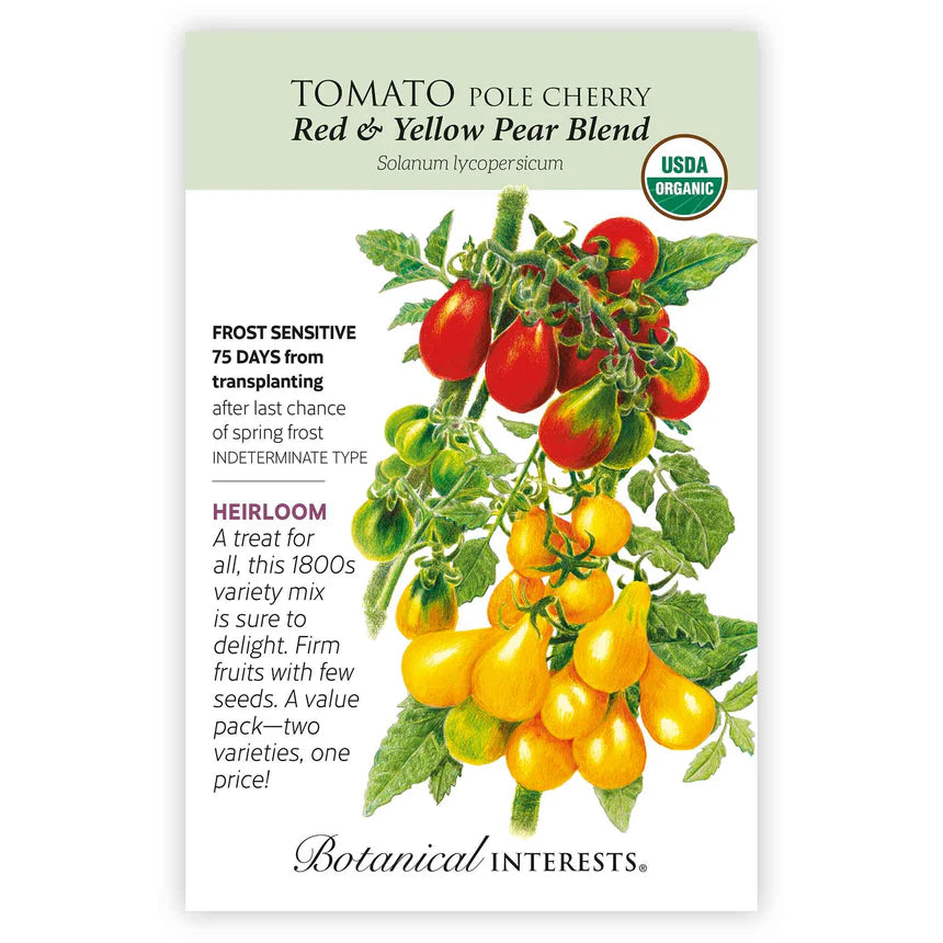 Tomato Cherry seeds 'Red/Yellow Pear'