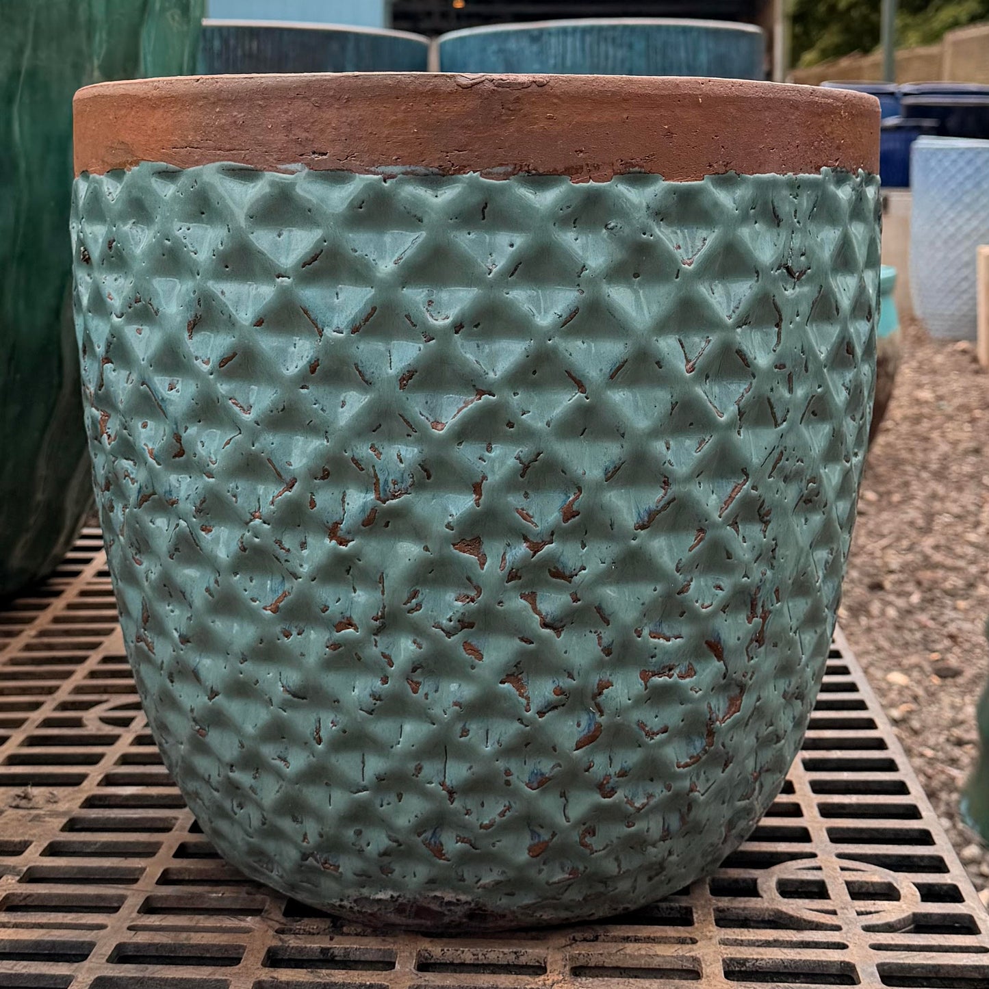 Diamond Aqua Planter