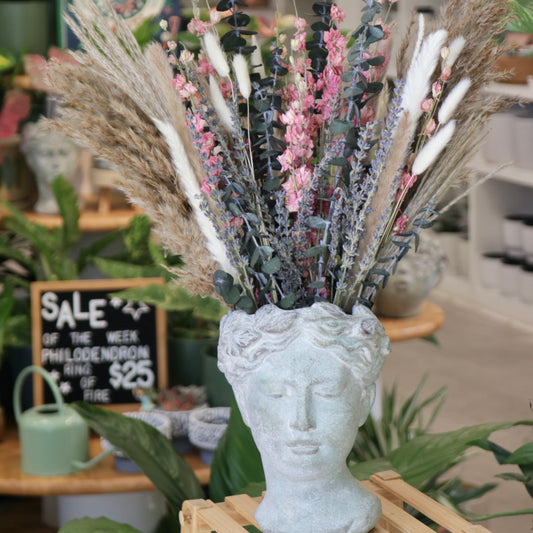 Aphrodite Vase Dried Floral Arrangement