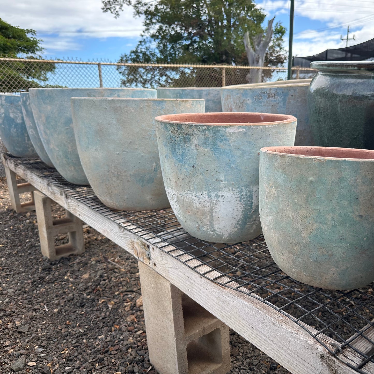 Neptune Sky Ceramic Planater