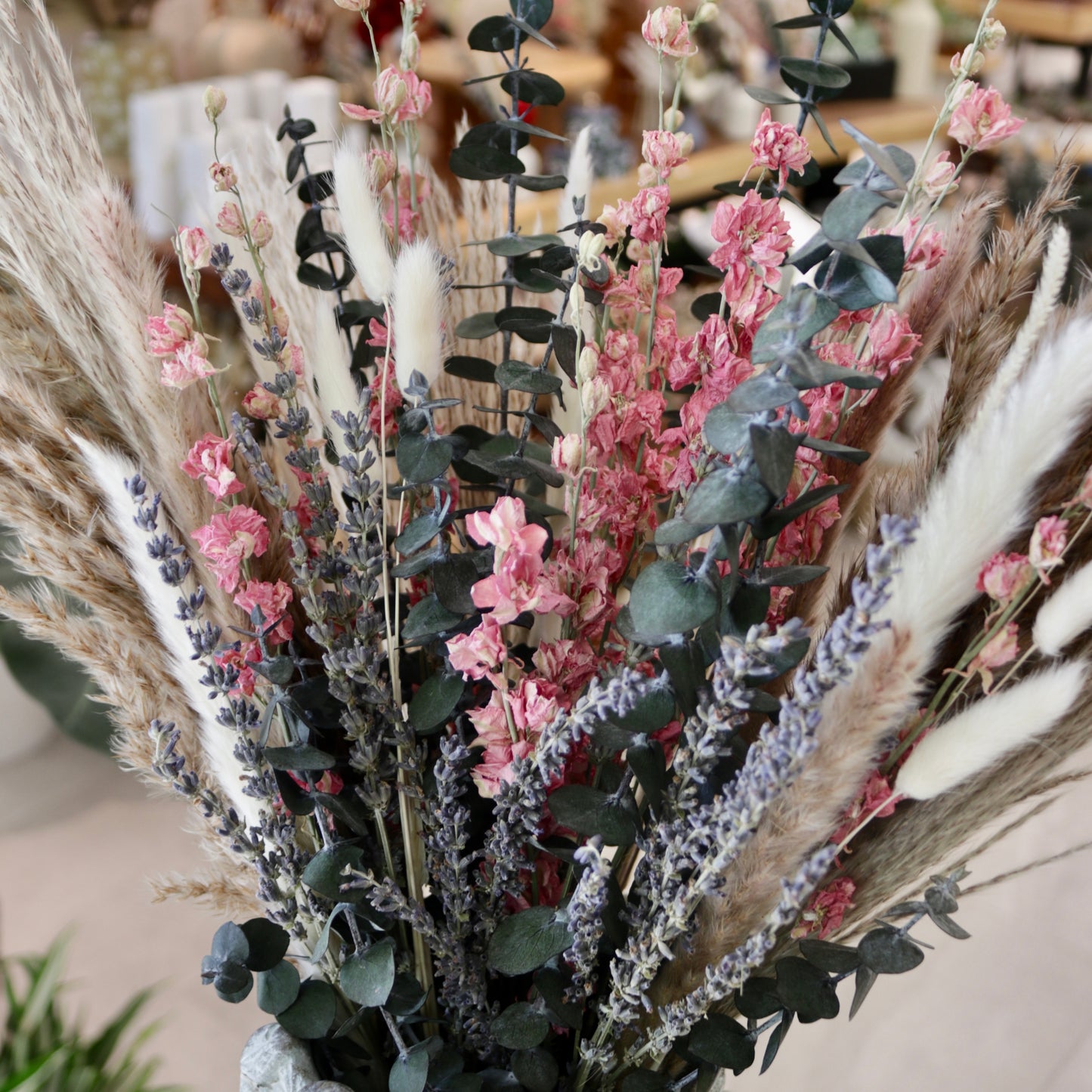 Aphrodite Vase Dried Floral Arrangement