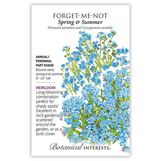 Forget Me Not seeds 'Spring and Summer'