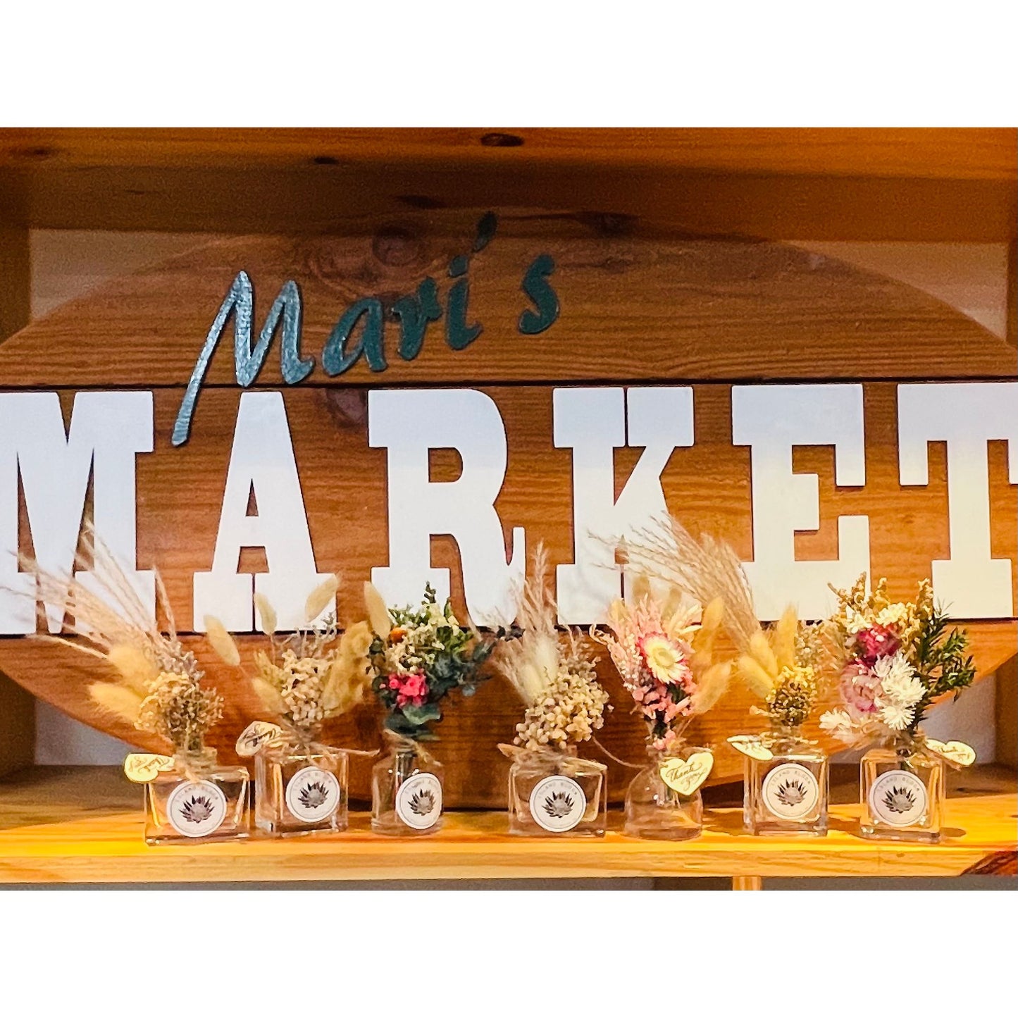 Bud Vase with Dried Florals