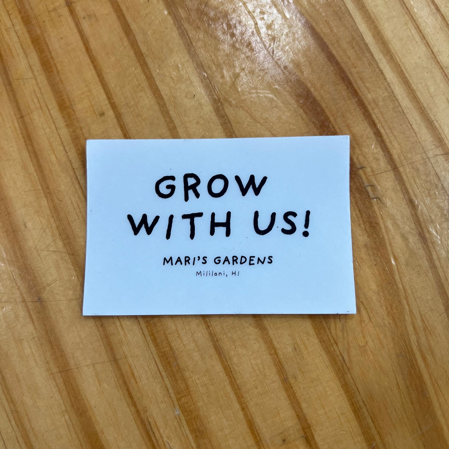 Mari's Gardens Stickers
