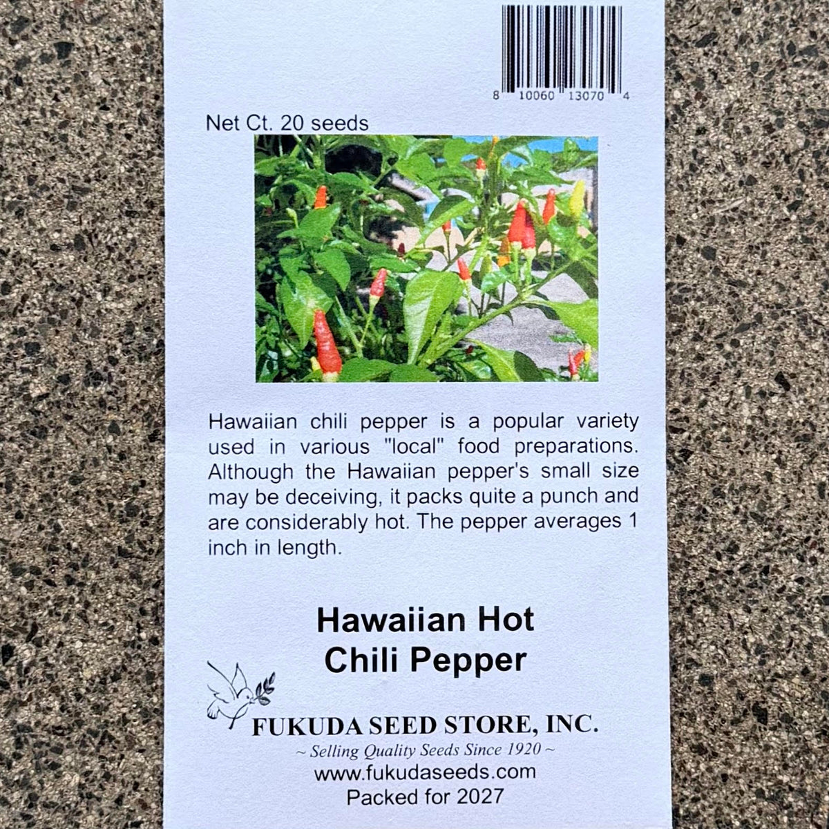 Pepper, Hawaiian Chili, seeds