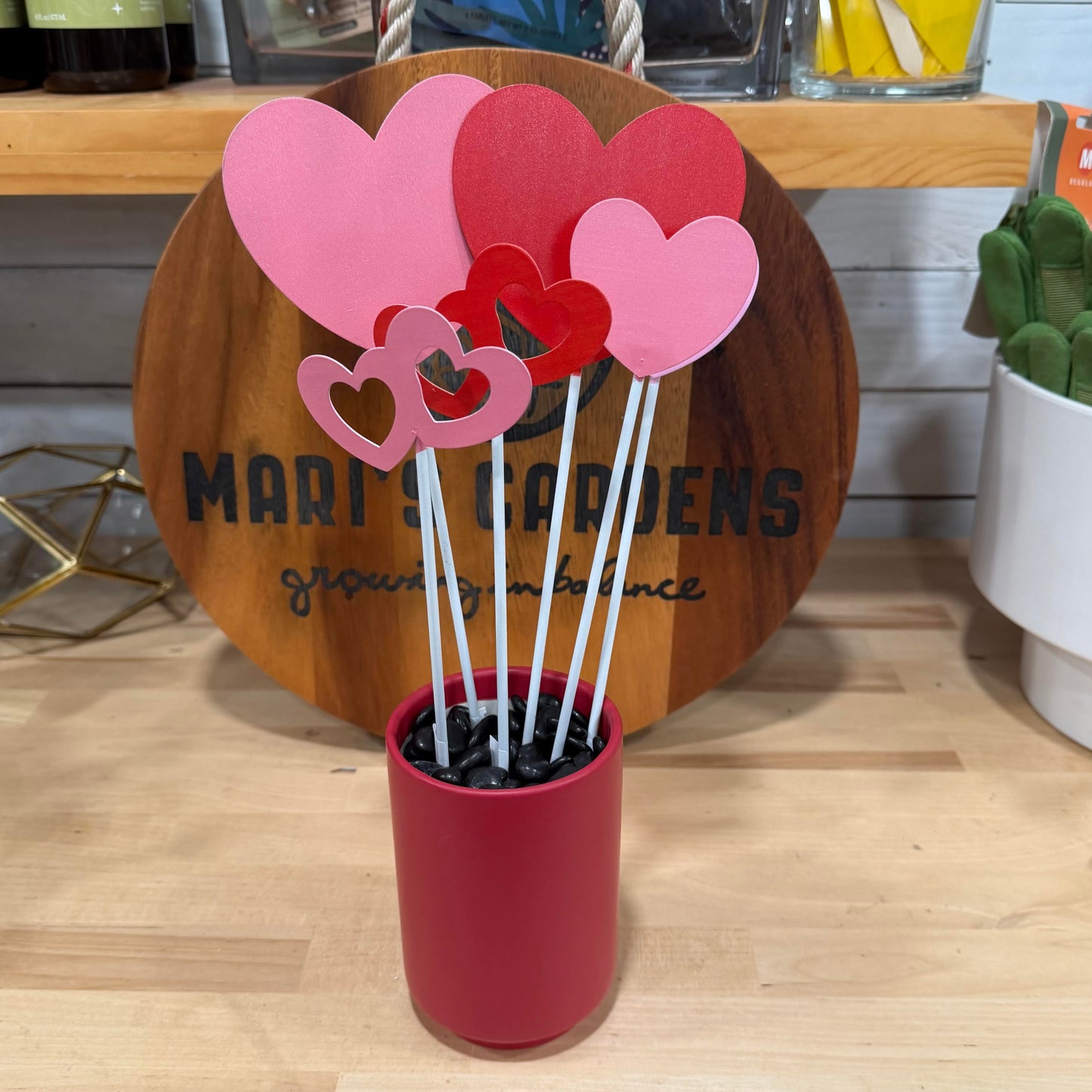 Heart Plant Stake