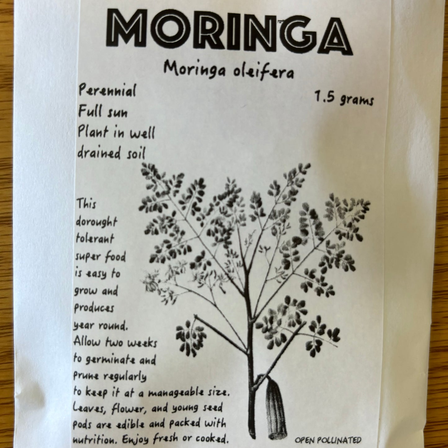 Moringa, seeds