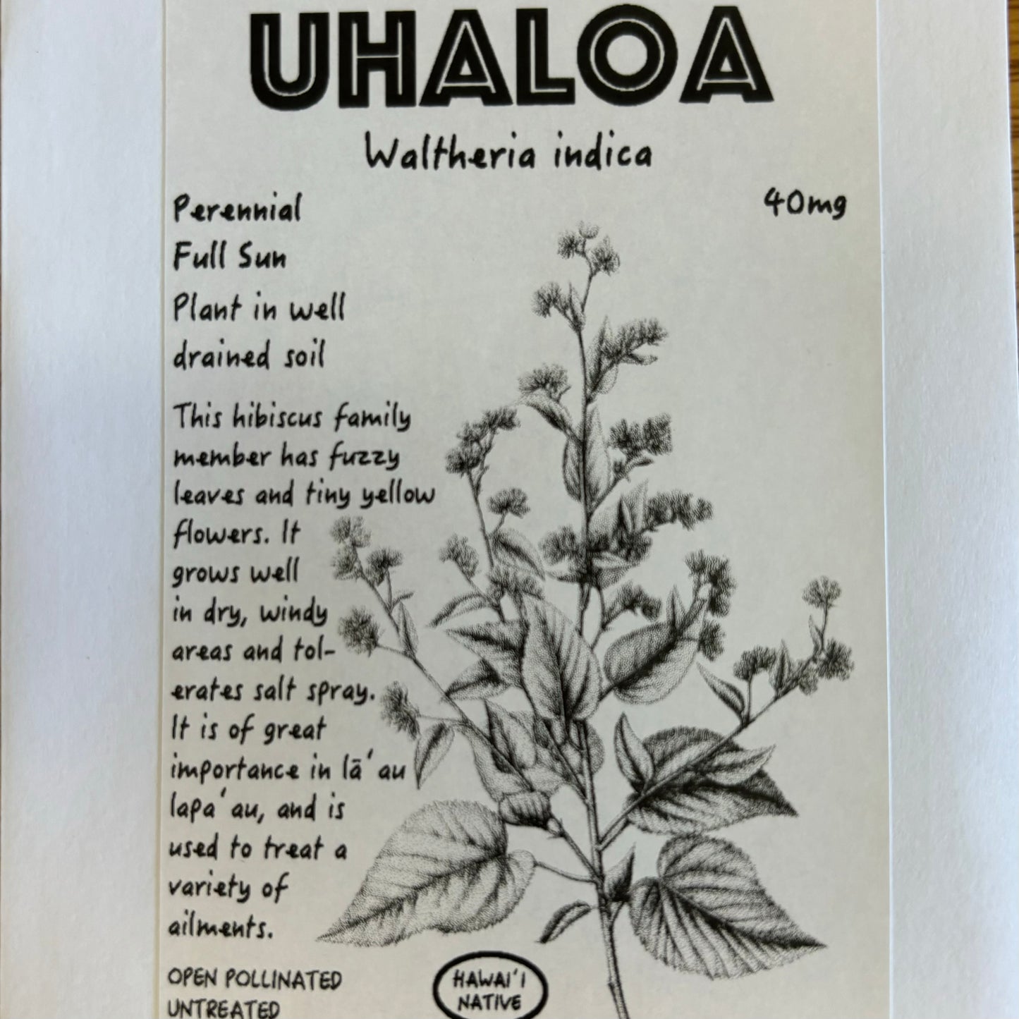 'Uhaloa, seeds