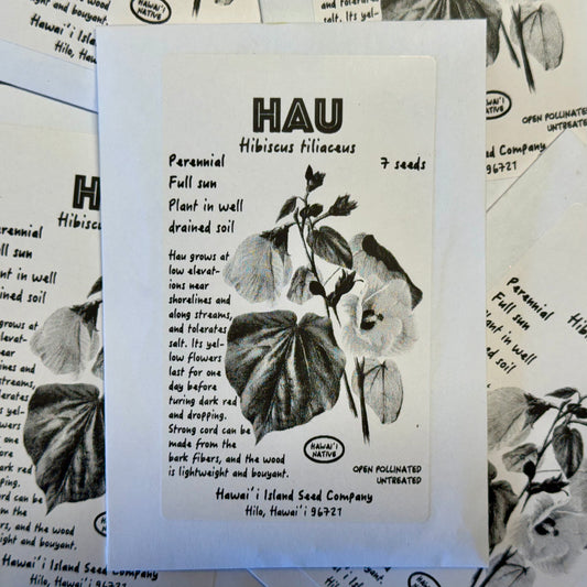 Hau, seeds