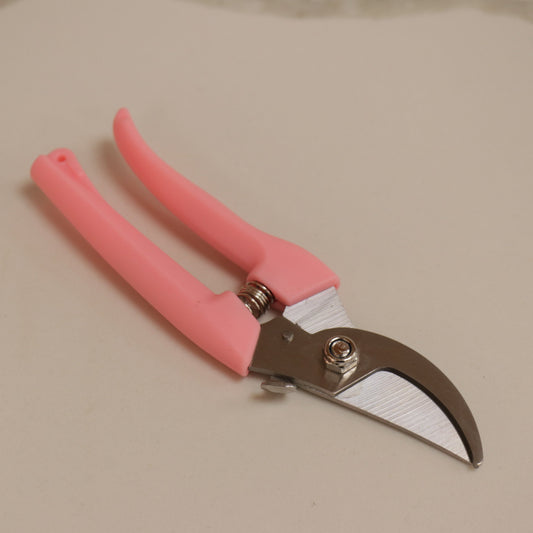 Pink Curved Garden Shears