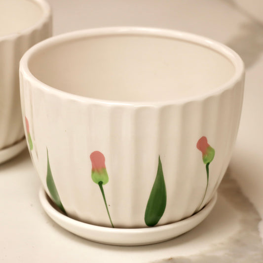 Ceramic Flower Garden Planter