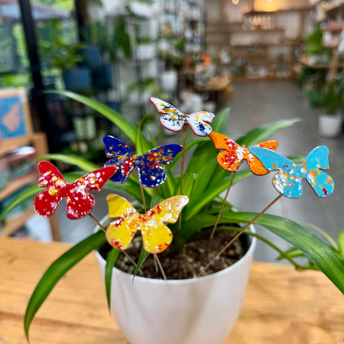 Small Enamel Butterflies