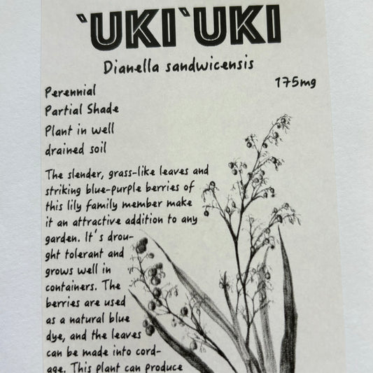 'Uki'uki, seeds