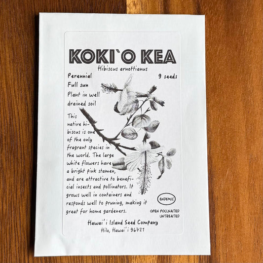 Koki'o Kea Seeds
