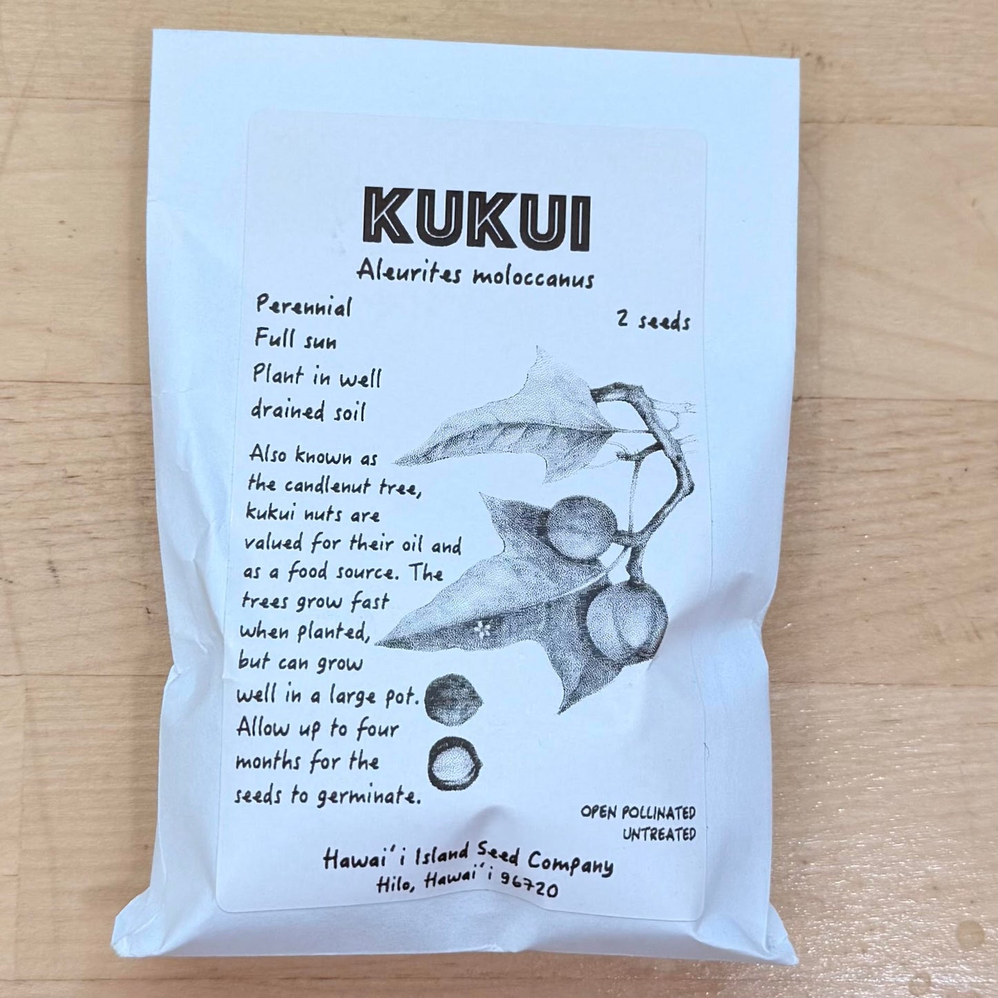 Kukui, seeds