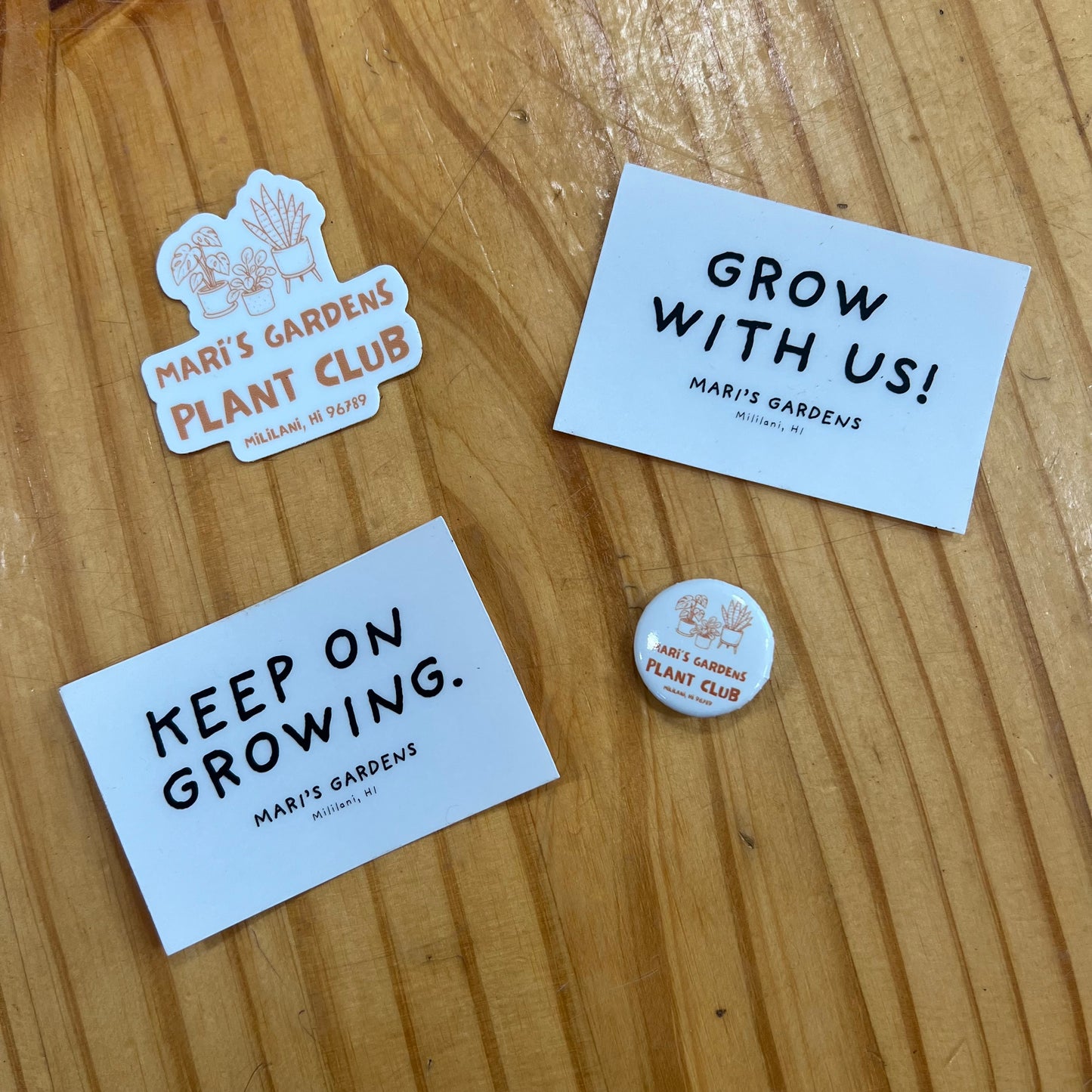 Mari's Gardens Stickers