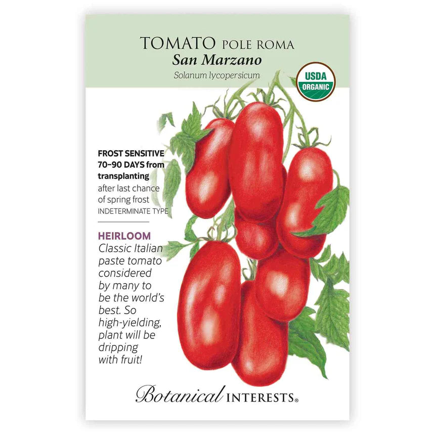 Tomato Pole seeds 'Roma San Marzano'