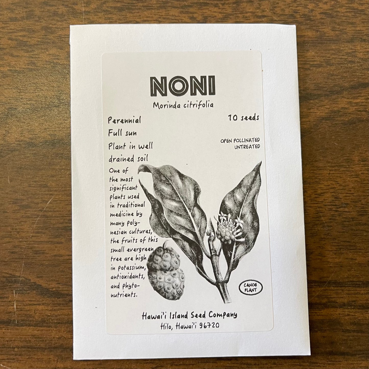 Noni, seeds