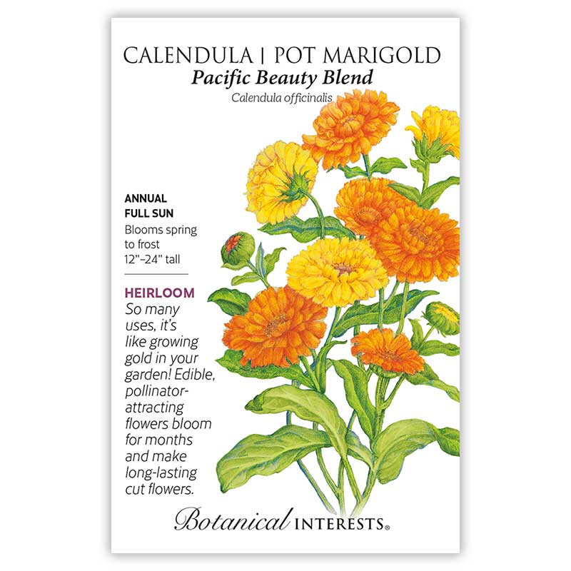 Pacific Beauty Blend Calendula (Pot Marigold)