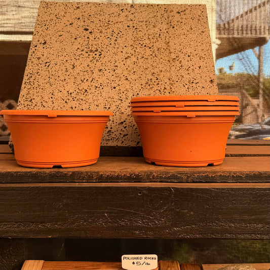 8" Plastic Terracotta Planter