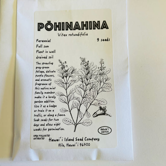 Pohinahina, seeds