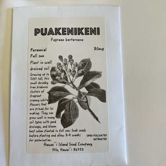 Puakenikeni Seeds