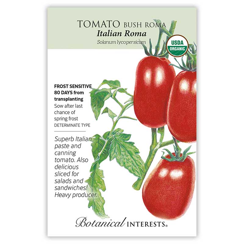 Tomato Bush seeds 'Roma Italian'