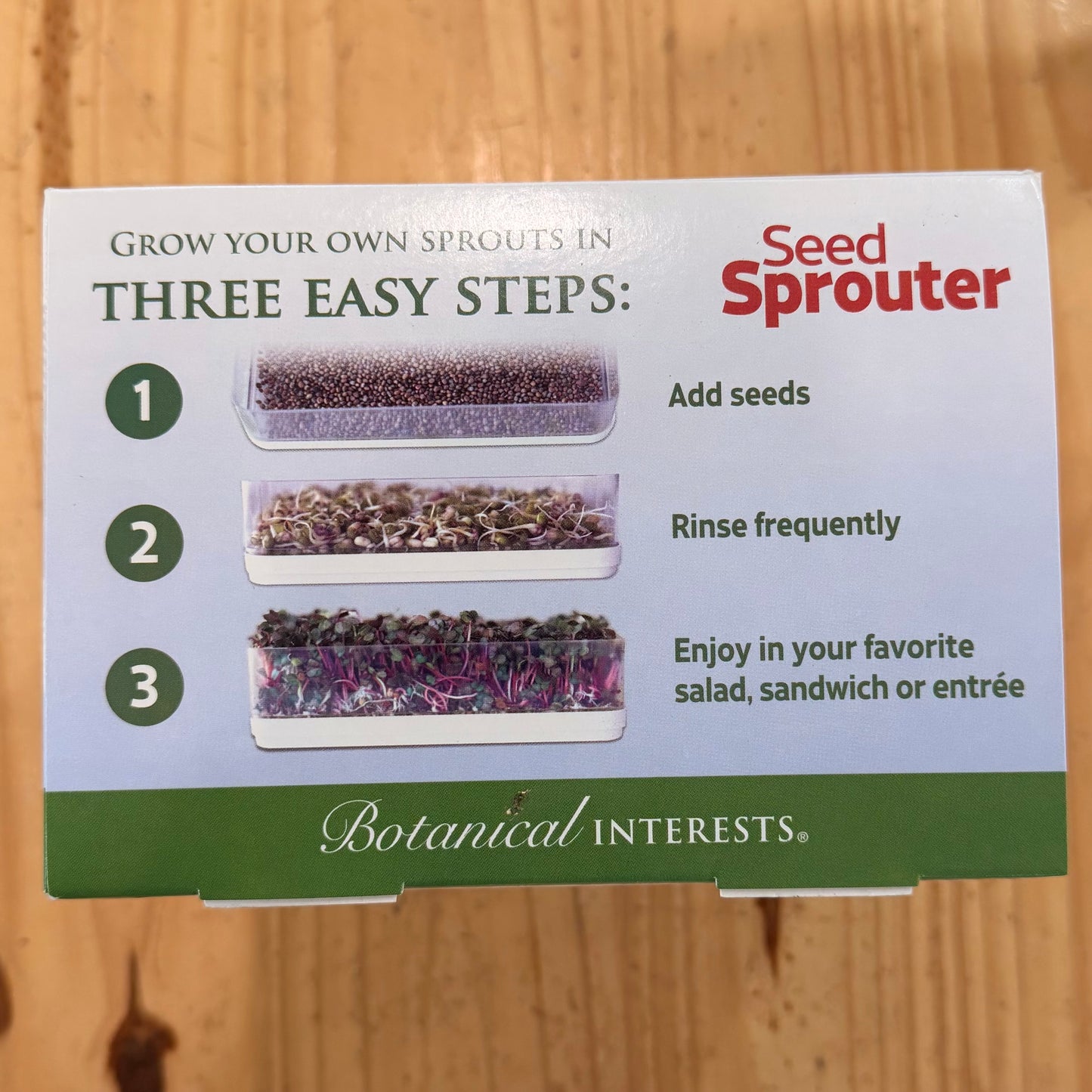 Seed Sprouting Container
