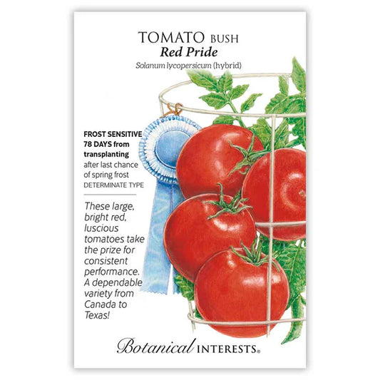 Tomato Bush seeds, "Red Pride Hybrid"