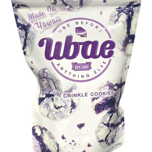 Ube Crinkle Cookies