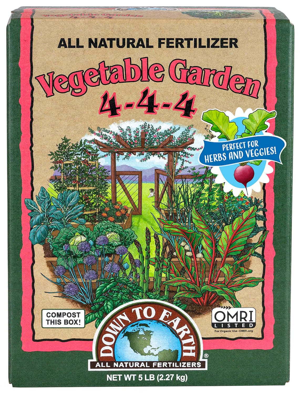Vegetable Garden Fertilizer 4-4-4
