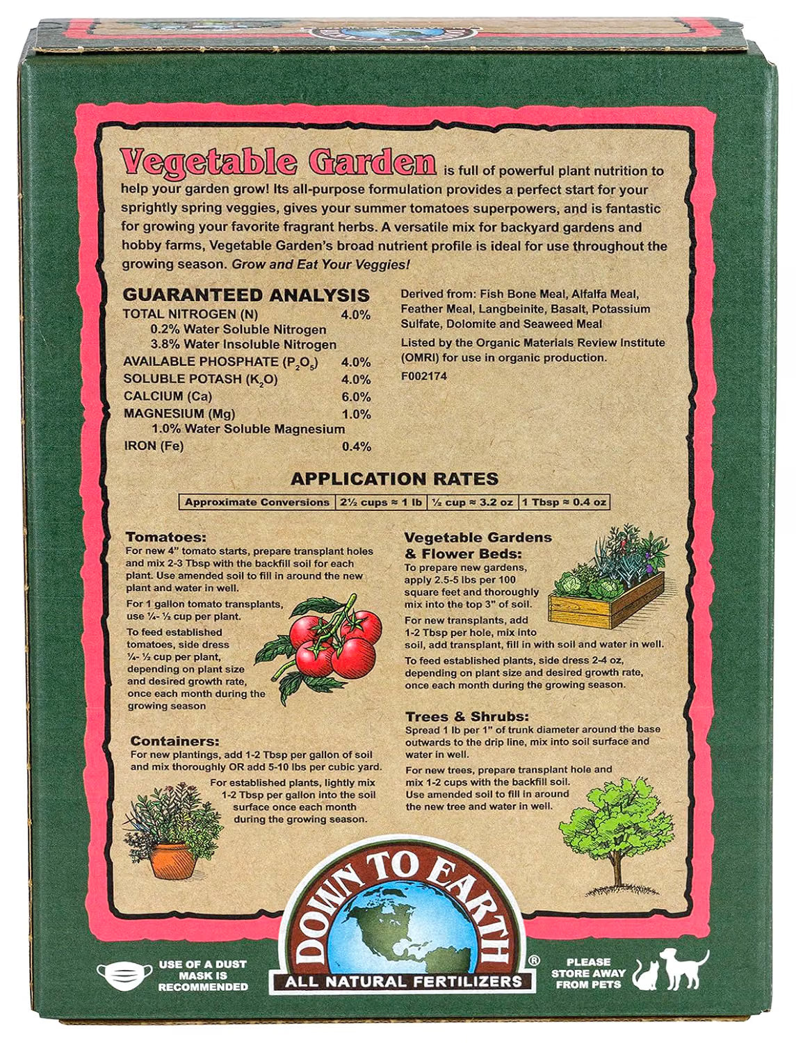 Vegetable Garden Fertilizer 4-4-4