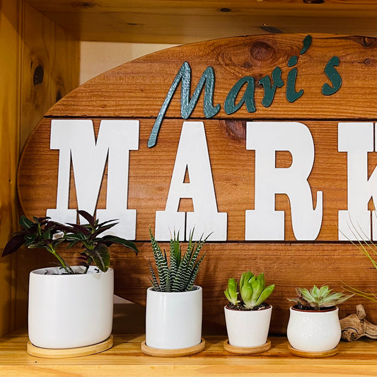 White Planter Collection