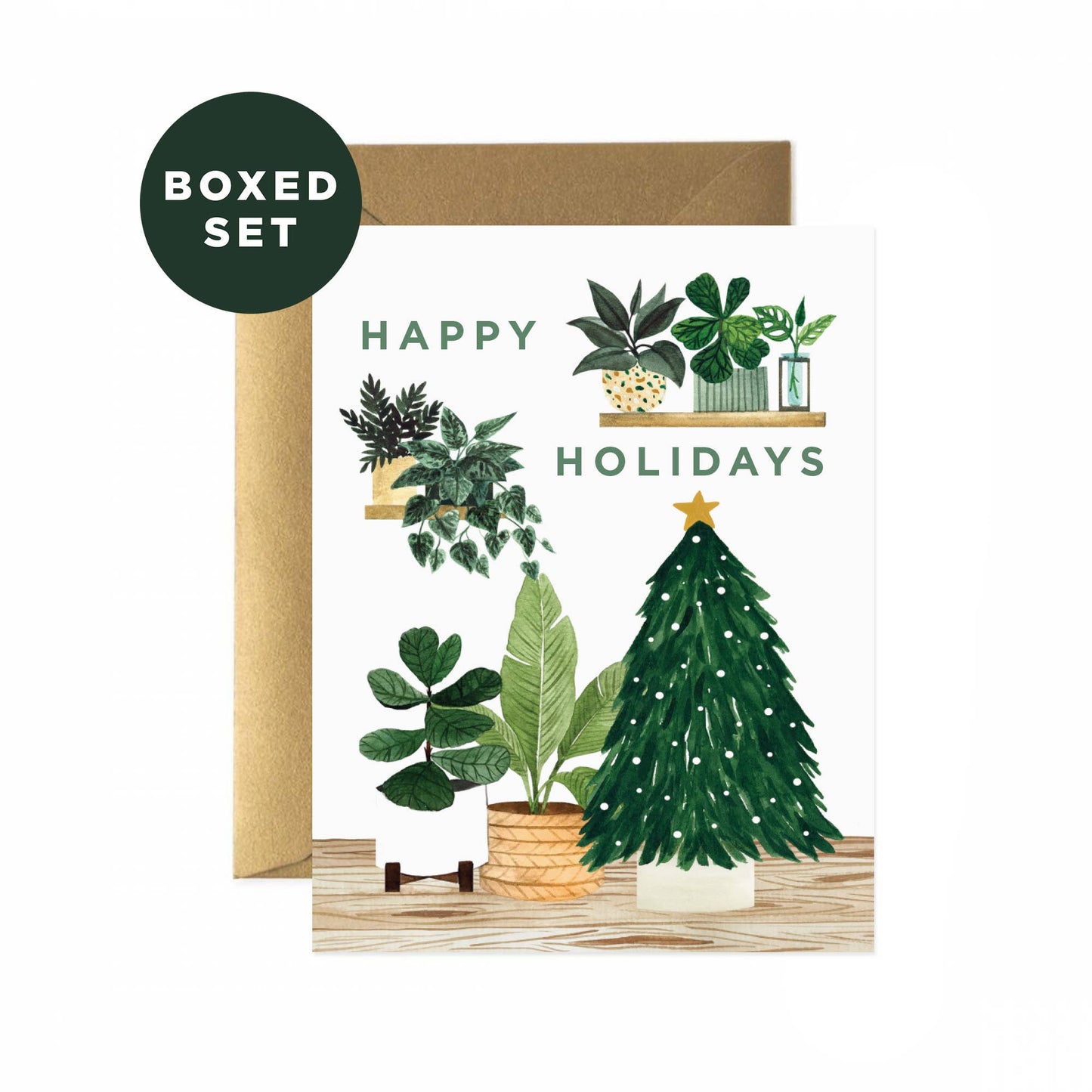 Holiday Plant Shelf Card - Boxed Set