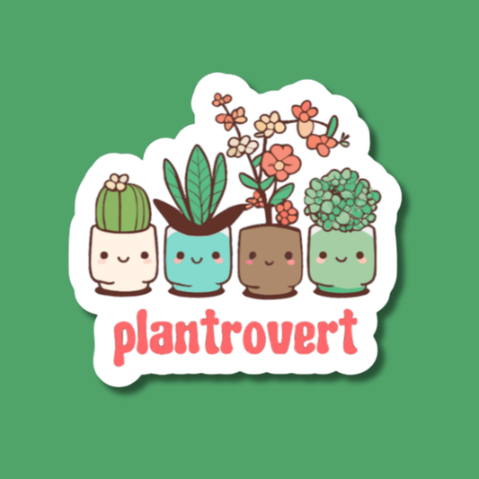 Plantrovert Plant Sticker