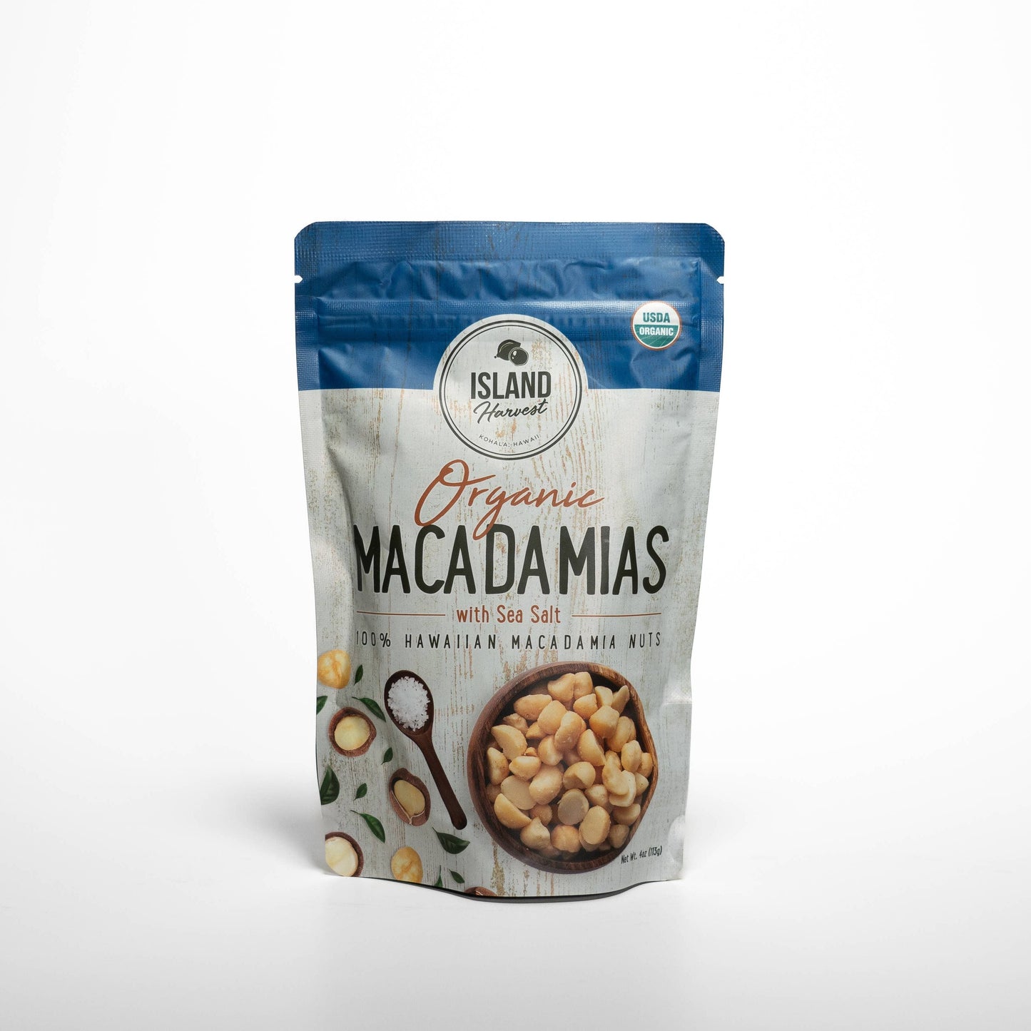 Organic Macadamias with Sea Salt (4oz)