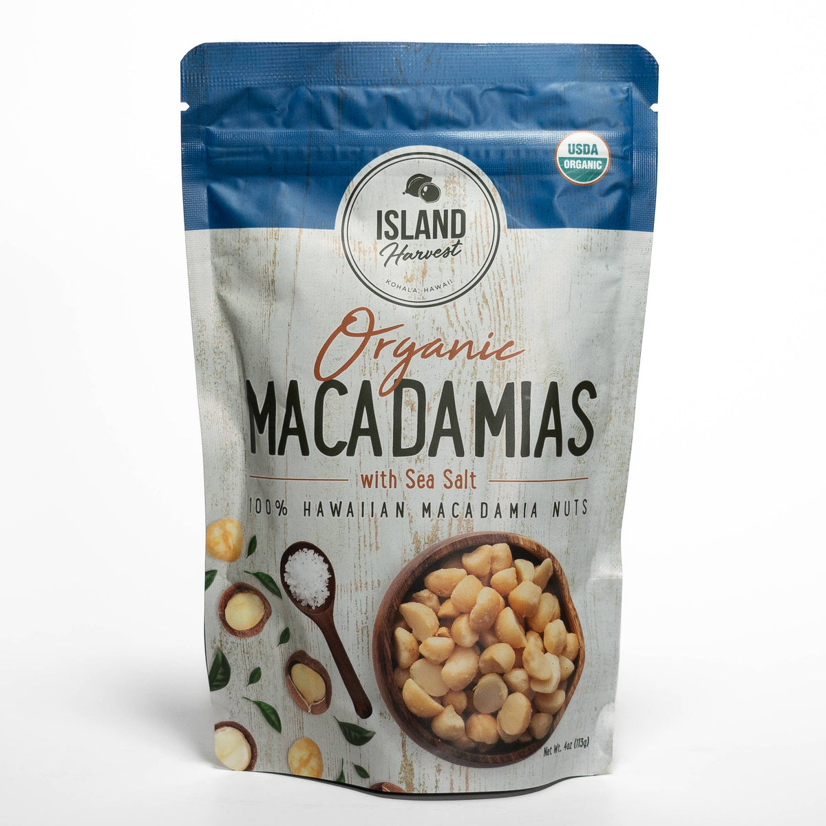 Organic Macadamias with Sea Salt (4oz)