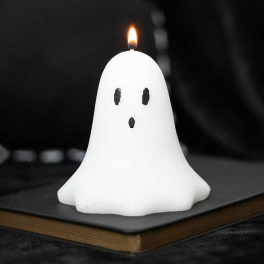 10cm Unscented Halloween Ghost Shaped Candle