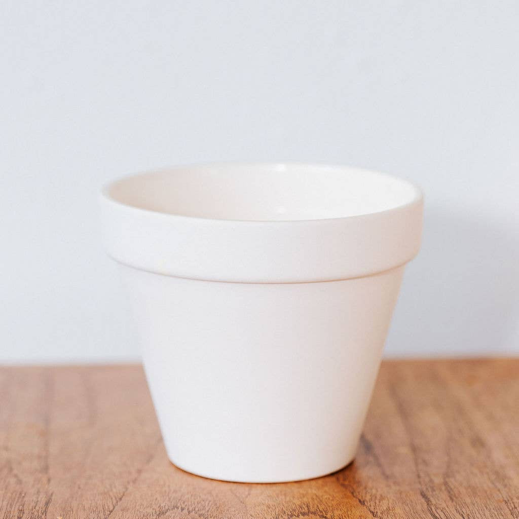 White Porcelain Pot