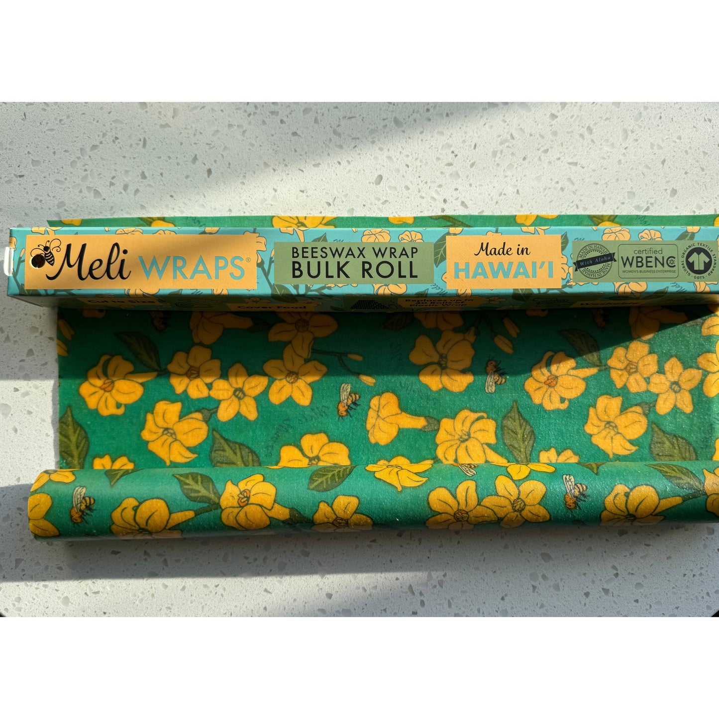 Puakenikeni & Bee Reusable Beeswax Food Wrap (Bulk Roll)