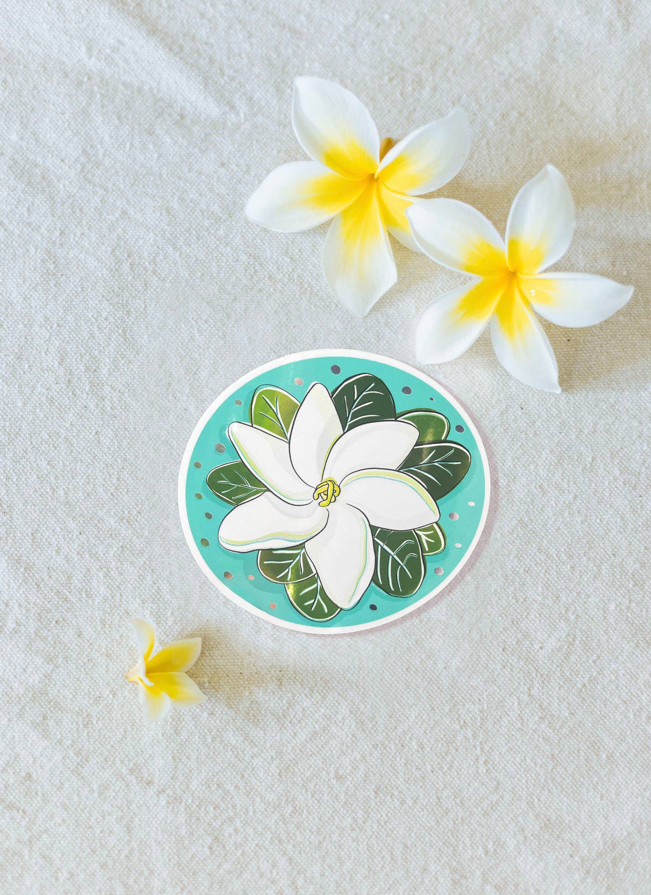 Gardenia Sticker